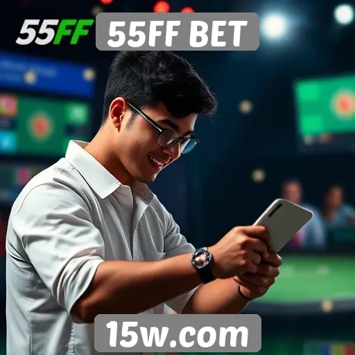 Experiência do usuário no site 55FF BET